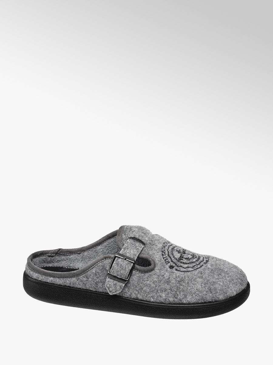 Männer Pantoffeln, gefüttert von Casa mia in grau Casa mia Herren Hausschuh von Deichmann ansehen! »